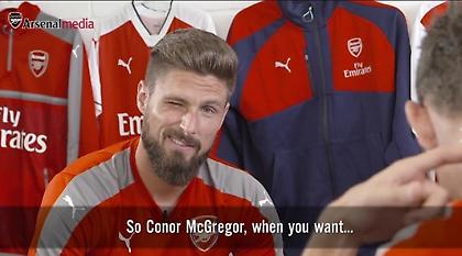 Ο Ζιρού... παίζει με την τύχη του και προκαλεί τον ΜακΓκρέγκορ (video)