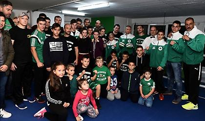 «Βαφτίστηκε» το Boxing Club του Παναθηναϊκού στο Λουτράκι (pics)