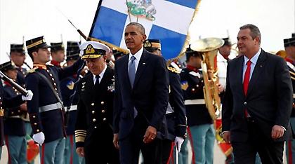 Καμμένος: «Ο Ομπάμα μου είπε πως είναι πολύ χαρούμενος που ήρθε στην Ελλάδα»