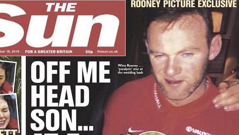 Σοκάρει η φωτογραφία του μεθυσμένου Ρούνεϊ (pics)