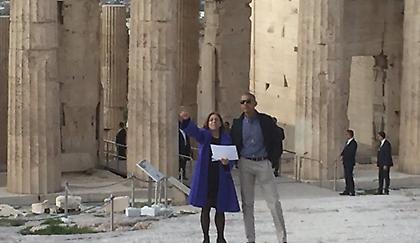 Οι πρώτες εικόνες από την επίσκεψη Ομπάμα στην Ακρόπολη (pics-video)