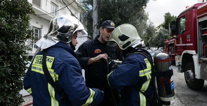 Μεγάλη φωτιά σε κτήριο επί της λεωφόρου Κηφισίας