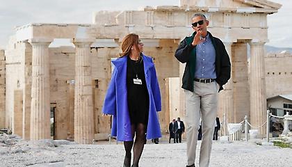 Θαυμασμός Ομπάμα για τα μνημεία του Ιερού Βράχου