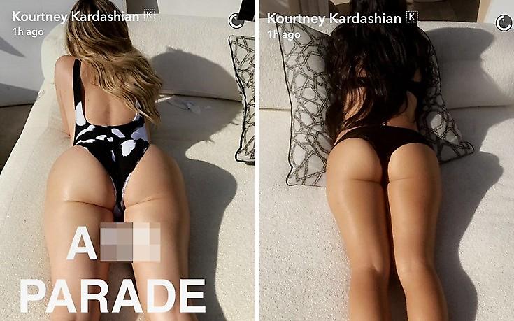 Πάρε θέση-Οι αδερφές Kardashian έβγαλαν σε διαγωνισμό τα οπίσθιά τους (pics)