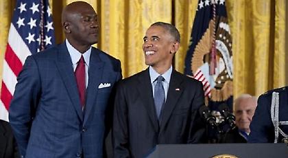 Ο Ομπάμα τρόλαρε τον Τζόρνταν (video)