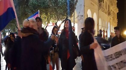 Θεσσαλονίκη: Πορεία διεμφυλικών - τρανς στο κέντρο της πόλης