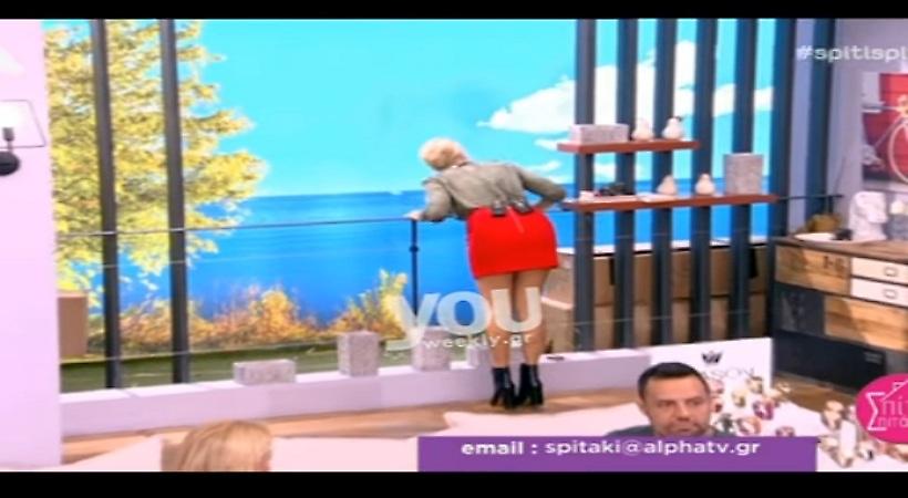 Παραλίγο «ατύχημα» για την Σπυροπούλου! (video)