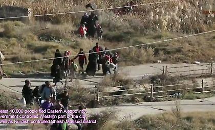 Χιλιάδες πολίτες εγκαταλείπουν το Χαλέπι εν μέσω σφοδρών βομβαρδισμών