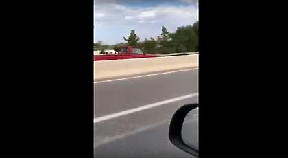 Κρήτη: Οδηγεί ατάραχος στο αντίθετο ρεύμα στην Εθνική Οδό! (video)