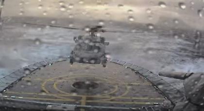 Συγκλονιστικό βίντεο - Θρίλερ με την προσνήωση ελικοπτέρου