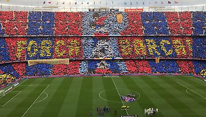 Το εντυπωσιακό κορεό που ανέβηκε στο Καμπ Νου (video)