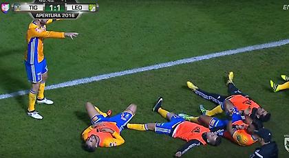 Απίθανος πανηγυρισμός από Ζινιάκ (video)