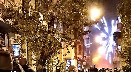 Τα πυροτεχνήματα των Αναρχικών που εντυπωσίασαν τον αστυνομικό