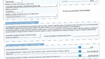 Ο Ρονάλντο δημοσίευσε τη φορολογική του δήλωση! (pic)