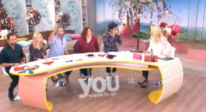 Το ανοιχτό μικρόφωνο την πρόδωσε! Η ατάκα της Μενεγάκη που δεν έπρεπε να ακουστεί