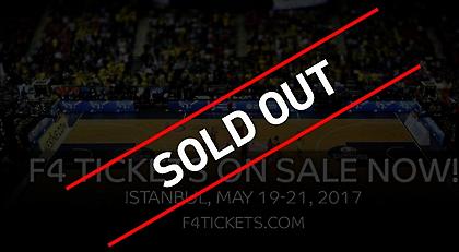 Sold out σε μιάμιση ώρα το Final Four της Ευρωλίγκας!