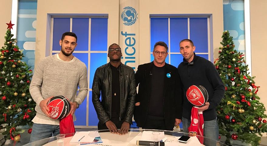 Κοντά στη UNICEF και φέτος η ΚΑΕ Ολυμπιακός