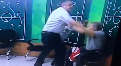 Πρώην πρόεδρος ομάδας… πλάκωσε δημοσιογράφο on air! (video)