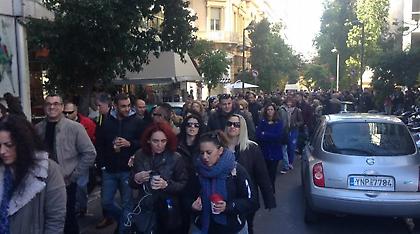 «Μπουρλότο - μπουρλότο σε κάθε Τσακαλώτο», φωνάζουν οι εργαζόμενοι του καζίνο της Πάρνηθας