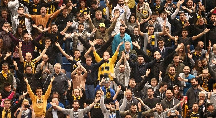 Ένταση μεταξύ φίλων της ΑΕΚ στο ΟΑΚΑ