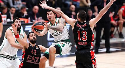 Ο Τζέιμς έβγαλε… βόλτα τον Παναθηναϊκό στο Μιλάνο!