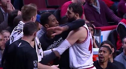 Τσαμπουκάς Μίροτιτς με τον πάγκο των Νετς (video)