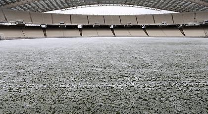 Στα «λευκά» το ΟΑΚΑ  (pics)