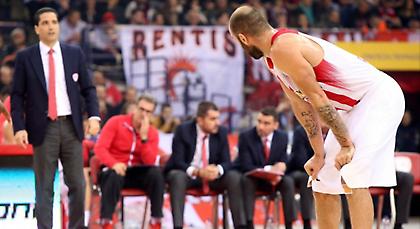 Ενοχλήσεις στον προσαγωγό ο Σπανούλης