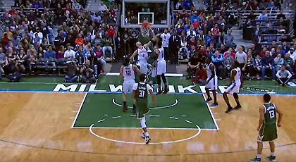 Κάρφωσε στα μούτρα του Σαμπόνις ο Αντετοκούνμπο (video)