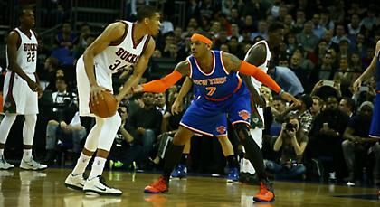 Η απίστευτη αντίδραση του Καρμέλο στο buzzer του Αντετοκούνμπο (video)