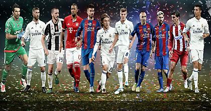 Η κορυφαία ενδεκάδα της χρονιάς από την UEFA