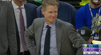 Ο Κερ πήρε τάιμ άουτ 18’’ μετά το τζάμπολ (video)