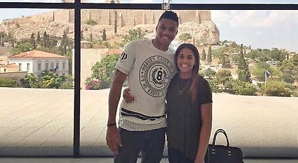 Η ξεχωριστή ψήφος της συντρόφου του Αντετοκούνμπο