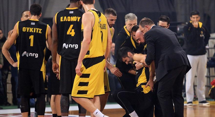 Αγωνία για Σάκοτα και Βασιλειάδη στην ΑΕΚ