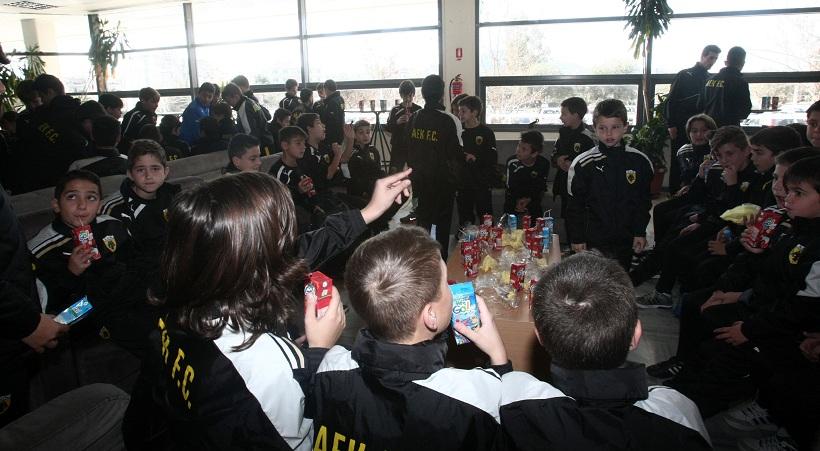 Οι μικροί της ΑΕΚ έμειναν από… πετρέλαιο