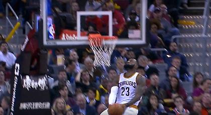 Τρομερός Λεμπρόν στο Top 10 (video)