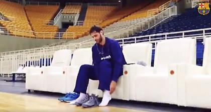 Με Περπέρογλου από το πρωί στο ΟΑΚΑ η «Μπάρτσα» (video)