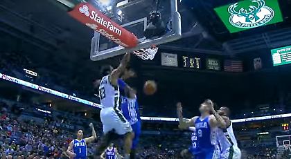 Πρωτιά στο Top 10 για Μπακς. Και όχι από τον Γιάννη (video)