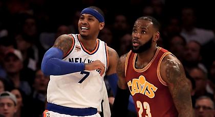 Καρμέλο: «Ανθρώπινο το ξέσπασμα Λεμπρόν κατά Μπάρκλεϊ»