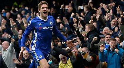 Αγκωνιά.. και γκολ για την Τσέλσι! (video)