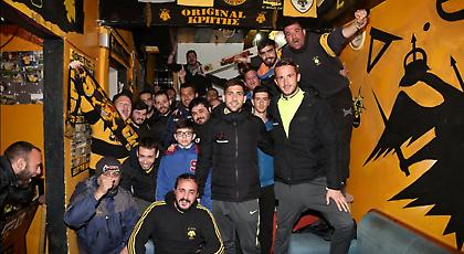 Στο σύνδεσμο της ΑΕΚ στα Χανιά οι Μπακασέτας και Πέκχαρτ (pics)