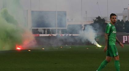 Διακοπή λόγω επεισοδίων στο Απόλλων-Ομόνοια (video)