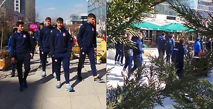 Χαλάρωσαν με περίπατο στην Άγκυρα οι παίκτες του Ολυμπιακού (pic)