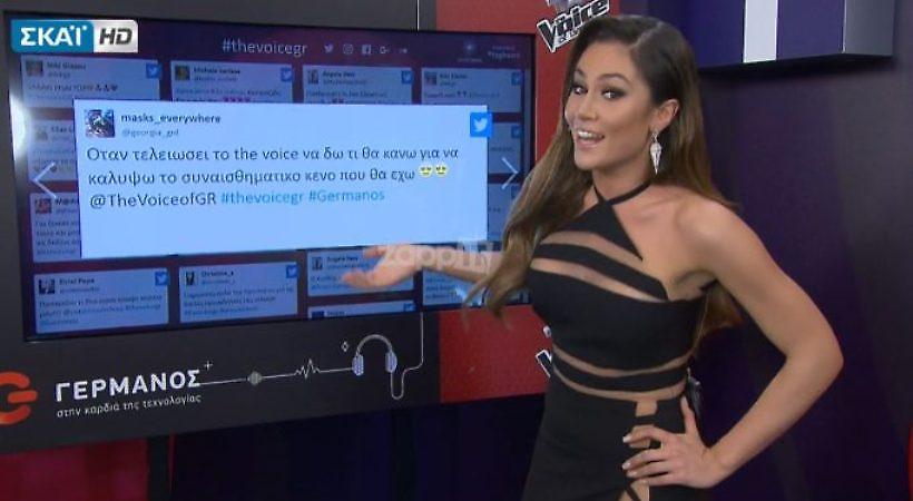 The Voice: Μοίρασε εγκεφαλικά η Έλενα Τσαγκρινού! Άνοιξε το φόρεμα της και φάνηκαν όλα!
