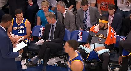 Τα πατρικά λόγια του Κερ στον αγχωμένο Κάρι (video)