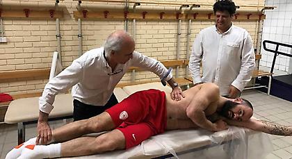 Ειδική… εξέταση στους παίκτες του Ολυμπιακού (pics)