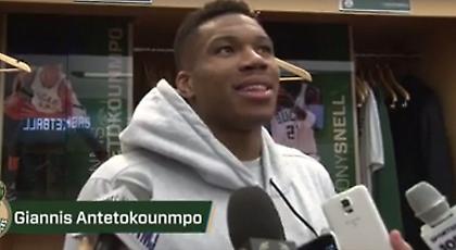 Ο Αντετοκούνμπο αποθέωσε τους συμπαίκτες του (video)