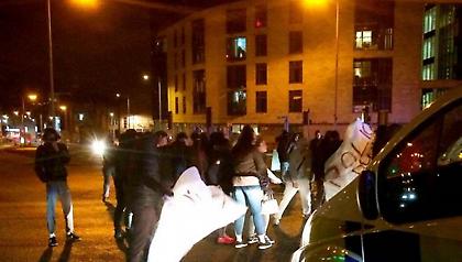 Άγρια επεισόδια πριν το Λιόν-Ρόμα (video)