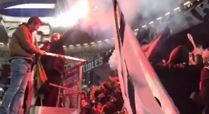 Άναψε καπνογόνο ο πρόεδρος της Μπορντό! (video)