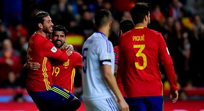 Έκανε «πάρτι» η Ισπανία, εύκολα η Ιταλία την Αλβανία